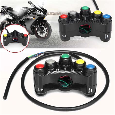 Aliexpress Buy 22mm 7 8 Universal Motorcycle Switch Button