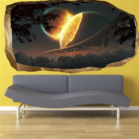 Startonight 3D Mural Wall Art Photo Decor Fairy World Amazing Dual View