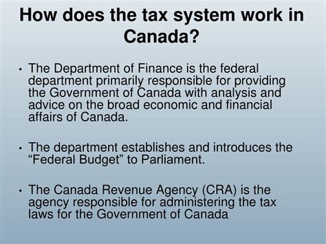 Ppt Canadian Tax System Powerpoint Presentation Free Download Id