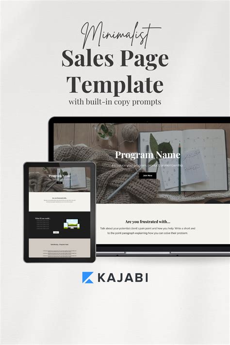 Kajabi Sales Page Templates Best Printable Resources