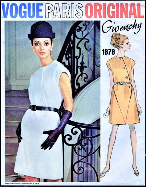 S Fabulous Givenchy Designer Cocktail Party Dress Pattern Vogue