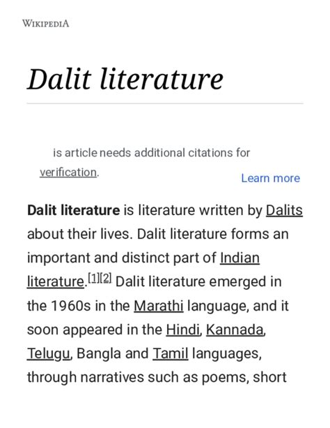 (PDF) Dalit literature | Saiba Assim - Academia.edu