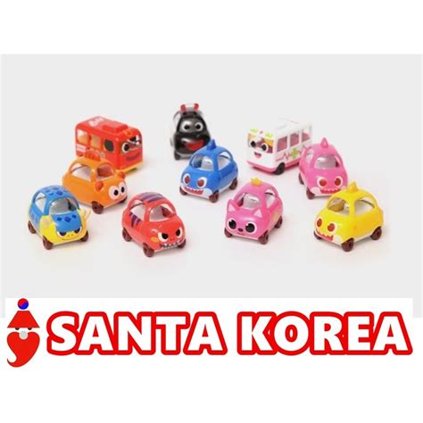 Pinkfongkamicar Mini Car Series Pinkfong Daddy Shark Mommy Shark