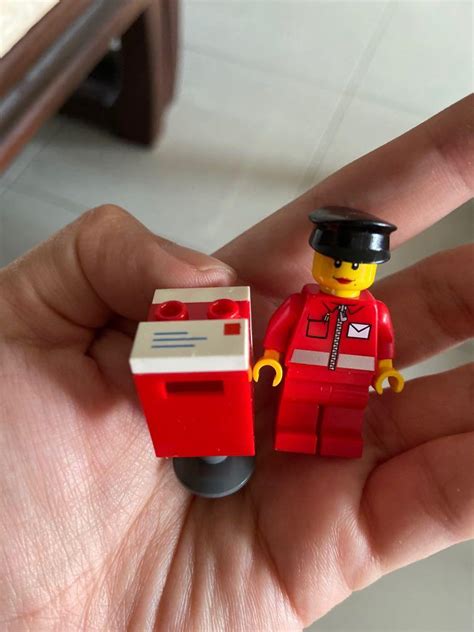 Lego Mail Lady And Post Box Hobbies And Toys Toys And Games On Carousell