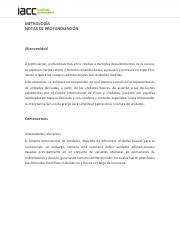 S Notas Profundizacion Acc Metlg Pdf Metrolog A Notas De