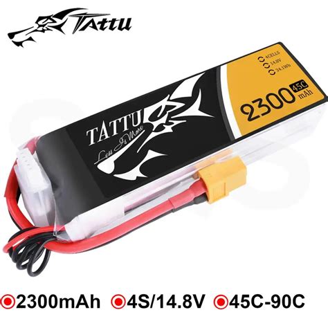 Tattu Lipo Battery V Lipo S Mah Battery Xt Plug C Lipo