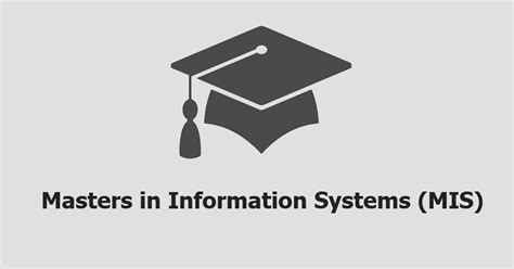 Masters In Information Systems Mis Course