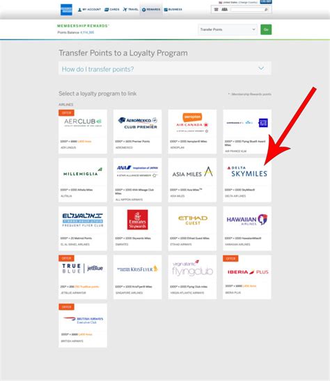 Transfer American Express Membership Rewards to Airline Partners ...