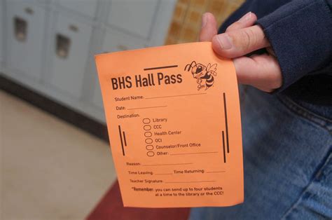 Hall Passes A Small Bother Helps Restore Campus Order — Berkeley High Jacket