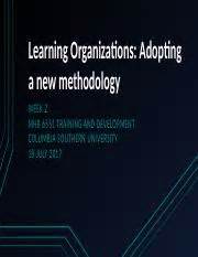 Mhr Week Pptx Learning Organizations Adopting A New