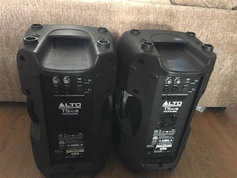 how to connect 2 alto ts112a speakers and subwoofer