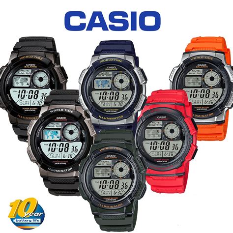 Jual Jam Tangan Casio Original Watch Ae1000w Ae1000 W Ae 1000w 1a 2a 3a