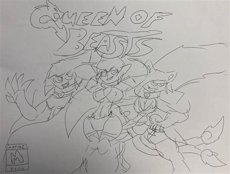 Queen of Beasts Box Art by batesmanics on DeviantArt