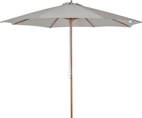 Houten Parasol Strandparasol Tuinparasol Balkonparasol Grijs