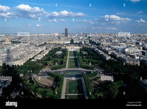 Champ De Mars Paris France Stock Photo Alamy