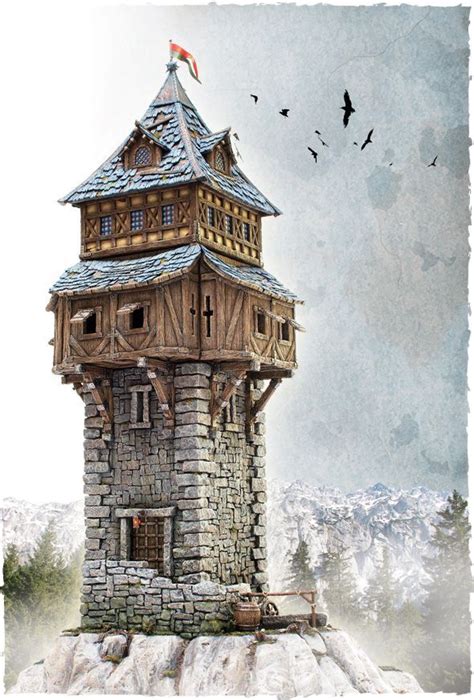 Medieval Tower Medieval Houses Medieval Castle Medieval Fantasy