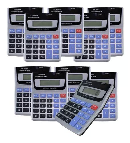 Calculadora De Mesa Comercial Escrit Rio Display Digito