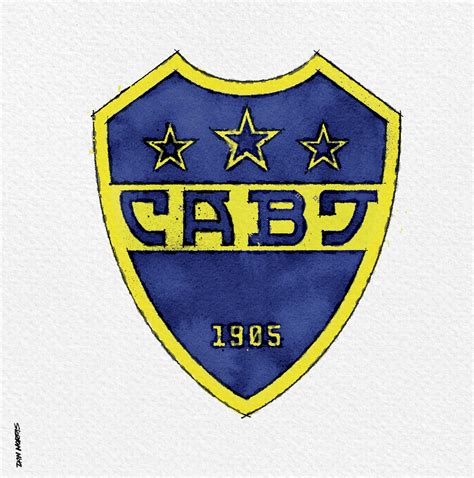 Retrofuturistic Reimagined Badge For Boca Jrs Behance Behance