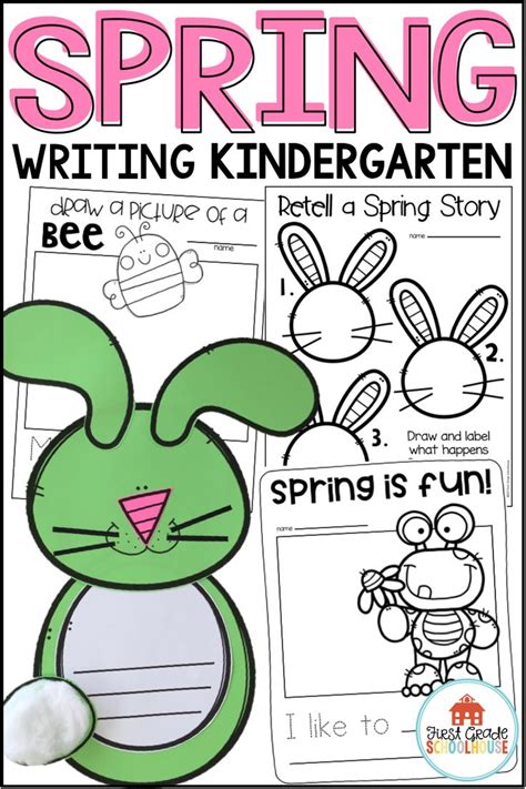 Spring Writing Prompts And Activities Kindergarten Spring Writing Craft Kindergarten Spring