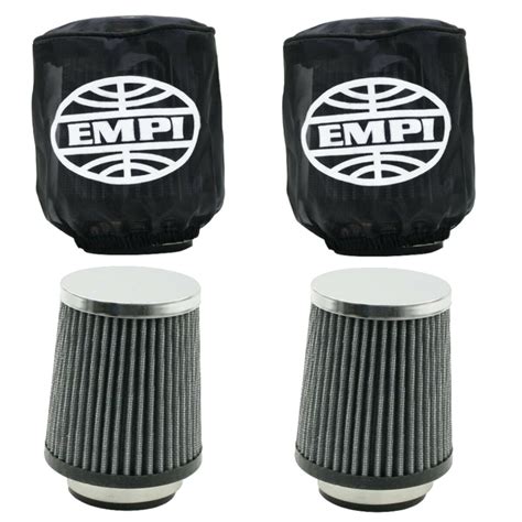 Dual Pod Style Air Cleaner And Pre Filter Kit Compatible With Vw Stock