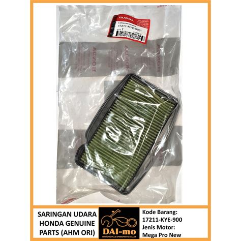 Jual Saringan Filter Udara Megapro New Honda Asli Mega Pro New 17211