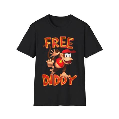 Diddy Kong Free Diddy Shirt - Puff Diddy Humorous Tee - AshBubble