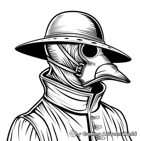 Plague Doctor Coloring Pages Free And Printable