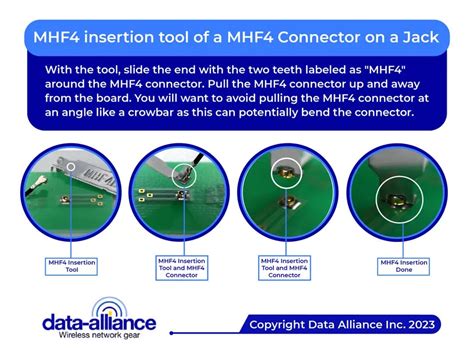 MHF4 Connector Instructions How To Install on Jack and Remove