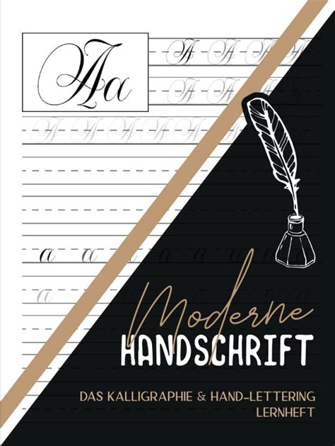 Moderne Handschrift Hardcover KALLIGRAPHIE lernen für Einsteiger und