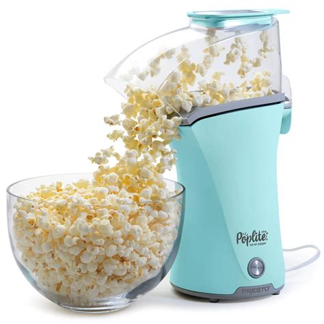 PopLite Plus Hot Air Corn Popper Popcorn Poppers Presto