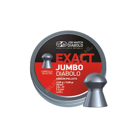 JSB Exact Jumbo Diabolo 5 5 Mm 250 Stuks BudgetBuks