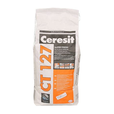 Glet Ceresit CT 127 Pentru Finisaje Super Fine Interior Alb 5 Kg