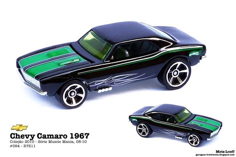 Garagem Hot Wheels Chevy Camaro 1967