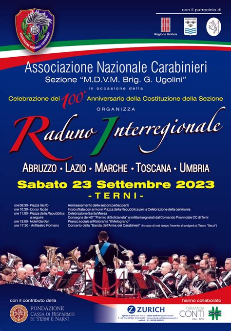 Terni Lassociazione Carabinieri Celebra Anni Terni In Rete