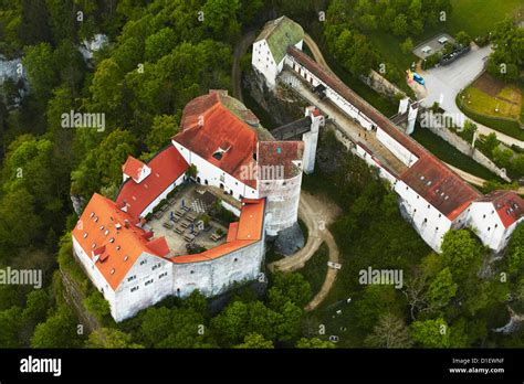 Le Château de Wildenstein Sigmaringen Allemagne photo aérienne Photo