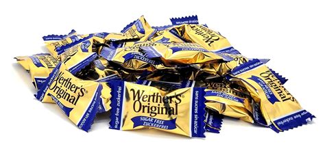 Werthers Original Caramelos duros sin azúcar 2 75 onzas paquete de