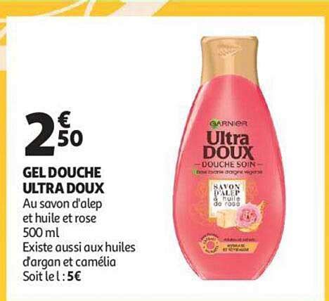 Offre Gel Douche Ultra Doux Chez Auchan