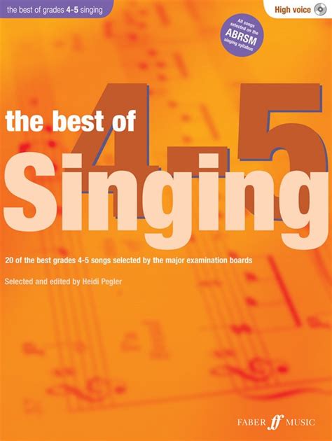 Forwoods Scorestore The Best Of Singing Grade 4 To 5 High Voice