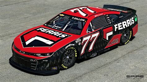 Official 2023 #77 Ty Dillon Ferris No Numbers by Spire Motorsports ...