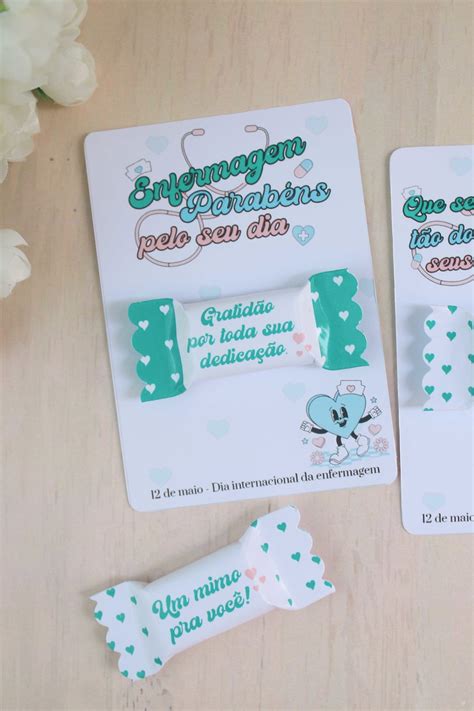 Dia Do Enfermeiro Card Bala Elo Produtos Especiais