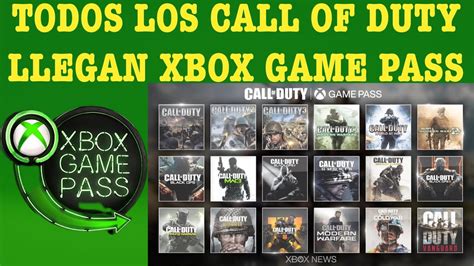 La Saga Call Of Duty Al Complet En El Xbox Game Pass Youtube