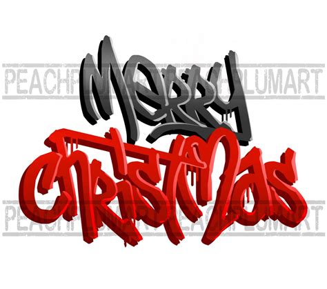 Merry Christmas Graffiti Png Merry Christmas Png Design Download Png