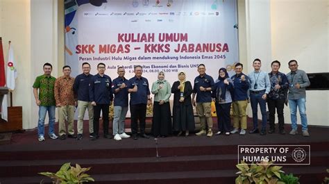 Feb Uns Bersama Skk Migas Kkks Jabanusa Gelar Kuliah Umum Peran