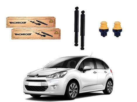 Kit amortecedor traseiro monroe original citroën novo c3 1 2 2015 a