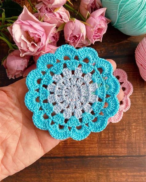 Crochet By Mariana On Instagram Handmade Coasters For Your Table