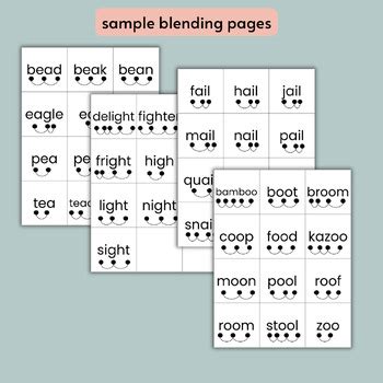 Vowel Teams Blending Segmenting Cards By Thrive Literacy Corner