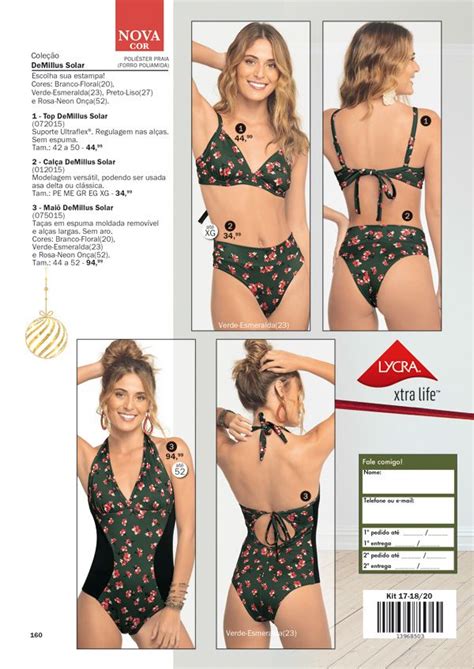 Revista Virtual Campanha 17 18 2020 Demillus Swimwear Fashion