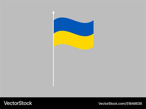 Ukraine flag Royalty Free Vector Image - VectorStock