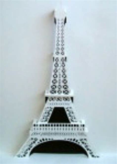 Eiffel Tower Art Craft Cards Kirigami Eiffel Tower