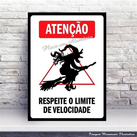 Quadro Pôster Placa Decorativa em Alumínio Atenção Elo7